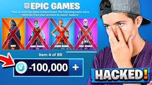 Epic Games Hacked My Account Lost Half My Skins Youtube