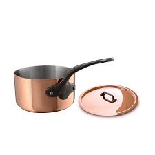 Mauviel M Heritage 250c Saucepan With Lid 3 6 Qt Sur La Table In 2020 Mauviel Copper Cookware Stainless Steel Cookware