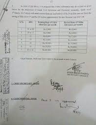 Utility Allowance Notification For Government Of Sindh Employees