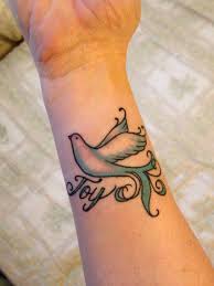 Dove Tattoo Dove Symbol Of New Beginnings And The Holy Spirit And The Word Joy To Remind Me That The New Beginning Tattoo Friendship Symbol Tattoos Tattoos
