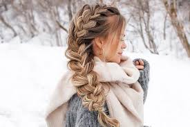 Then, take a small chunk of hair from the outermost edge of the side you just added to and cross it over to your other section. Hair How To Big French Side Braid