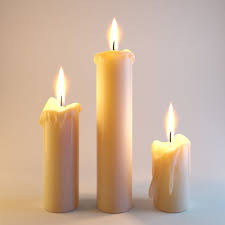 Three Melted Candles 3d Model X Mas Max C4d Obj 3ds Fbx Lwo Stl Melting Candles Melted Candles Art Melting Candle Drawing