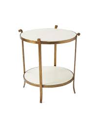 Shop for vintage stone coffee tables & cocktail tables at auction, starting bids at $1. St Germain Round White Brass Tiered Side Table