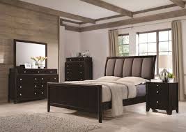 Madison King Bedroom Set Coaum Upholstered Sleigh Bed Modern Bedroom Furniture Bedroom Sets Queen