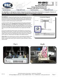 Performance tuners like edge's juice with attitude cts2 # ep31507 store the vehicle's original factory tune in their internal memory and . Pac Nu Gm3 Navigation Unlock Interface Instruction Manual Manualzz