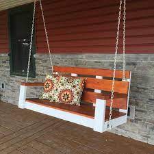 70 Awesome Farmhouse Porch Swing Decor Ideas Structhome Com Front Porch Swing Diy Diy Porch Swing Porch Swing