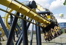 Batman The Ride At Six Flags Great Adventure In Nj Six Flags Great Adventure Thrill Ride Roller Coaster