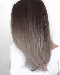 Black And Ash Gray Ombre Hair Ash Grey Sombre Hair Hair Styles Sombre Hair Balayage Hair