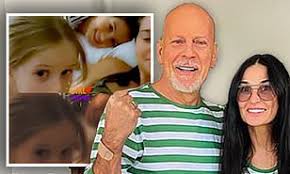 Bruce willis young | demi moore and bruce willis young. Bruce Willis Set To Miss Both Of His Two Young Daughters Birthdays Daily Mail Online
