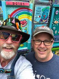 Photos from Saturday afternoon at @finsterfest2025 at Howard Finster's  Paradise Garden. We're off and running