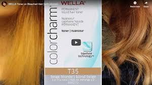 Once you've decided on the proper shade of toner for you, the rest is very simple! Wella Toner Chart T35 Femini Saran
