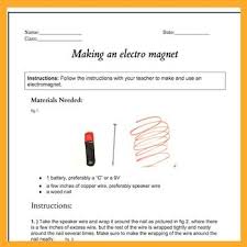 How To Make An Electromagnet Blueprints And Magnetism Lesson Electromagnet Interactive Science Journal Interactive Journals