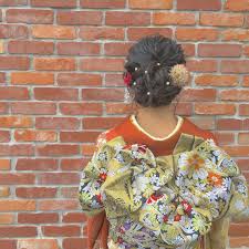 可愛いねをいただきますfor丸顔さん面長さんへの成人式ヘアアレ