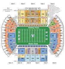 Seating view photos from seats at lavell edwards stadium, section 136, home of byu cougars. Lavell Edwards Stadium Facts Figures Pictures And More Of The Byu Cougars College Football Stadium