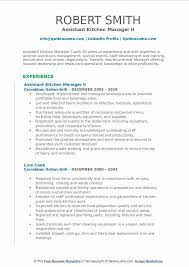 It can be modified to fit the specific effective communication skills. Assistant Kitchen Manager Resume Samples Qwikresume