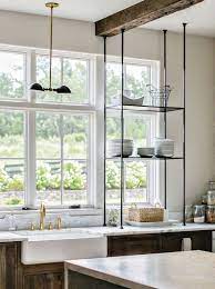 One day glass offers custom cut tempered glass shelves, allowing you to get just the look you desire. Kitchen Trend Open Shelving In Front Of Windows Becki Owens