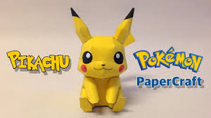How To Make Pikachu Papercraft From Pokemon Go Pikachu Papercraft Pokemon Pokemon