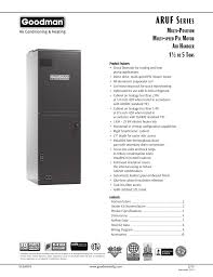 aruf series technical specifications manualzz com