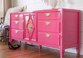 Make a painted fairy rock house with acrylic craft paint and sealer for your fairy garden adding whimsy with a door. How To Paint High Gloss Finish On Wood Furniture