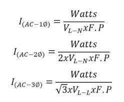Calculator Of Watts To Amps With Formula And Examples