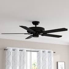 Emerson cf542orb outdoor ceiling fan is one such model which comes with an exterior and blades made of oil rubbed bronze to hold up to fluctuating climate. Black Outdoor Ceiling Fans You Ll Love In 2021 Wayfair