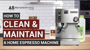 How To Clean And Maintain A Home Espresso Machine - Youtube