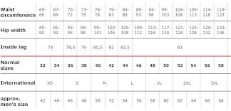 Size Table General Overview Engelbert Strauss