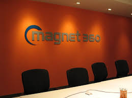 Liven Up That Windowless Conference Room With Your Logo Magnet 360 S Custom Sign Looks Stunning Agai Rooms Reveal Office Meeting Room Dining Room Decor Modern