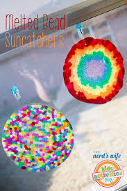 How to make glass gemstone sun catcher~ capture the beautiful sun rays in your window by making your own suncatcher! Let S Make A Melted Bead Suncatcher On The Grill Kids Activities Blog