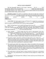 Keep your language simple and specific. Rental Lease Template Insymbio