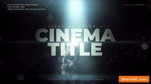 This selection of trailers from mo. Videohive Cinema Trailer Free After Effects Templates After Effects Intro Template Shareae