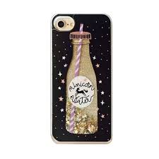 2017 Luxury Korea Flare Star Sequins Glitter Liquid Quicksand Coffee Drink Glass Bottle Unicorn Eif Glitter Iphone Case Liquid Glitter Iphone Case Iphone Cases