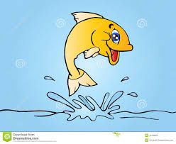 Wood Cartoon Fish Illustration Illustration Stock Illustration