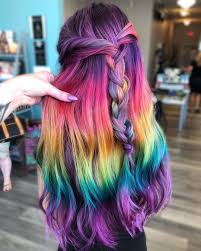 29 Photos Of Rainbow Hair Ideas To Consider For 2021 Rainbow Hair Color Creative Hair Color Hair Styles