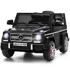 Costway Mercedes Benz G65 Licensed 12 Volt Black Electric Kids Ride On Car Rc Remote Control Ty570699bk The Home Depot Kids Ride On Kids Power Wheels Rc Remote