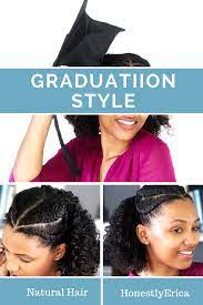 8 graduation hairstyles for short hair bridget burns whether you're a accepted apprentice or afraid up your graduation cap years ago, september consistently brings a faculty of renewal. Super Easy Quick And Cute Natural Hair Graduation Style Natural Hair Styles Graduation Hairstyles Medium Natural Hair Styles