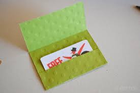 The holidays are soon upon us and one of my favorite. Simple Gift Card Holder The Happy Scraps