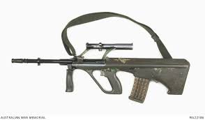 Note that some steyr augs used in movies are possibly australian made f88 rifles or civilian market augs. Steyr F88 Assault Rifle Australian War Memorial