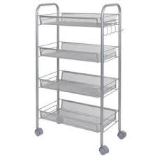 lifewit chariot de service desserte a roulettes stockage roulant de cuisine en metal mobile 4 paniers de rangement avec roulettes panier rangement desserte a roulette rangement