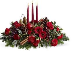 Christmas Flower Arrangements Christmas Arrangement With Fruits And Red Candle Christmas Floral Arrangements Christmas Flower Arrangements Christmas Flowers