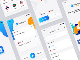 Translation App Design App Design Ios App Design Mobile Application Design