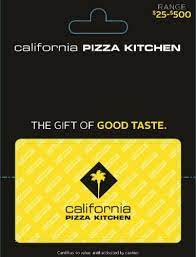 California pizza kitchen egift cards are redeemable for food and merchandise at all participating california to view your egift card balance, follow the instructions below your egift card, on the page linked from the. California Pizza Kitchen 25 500 Gift Card Activate And Add Value After Pickup 0 10 Removed At Pickup Ralphs