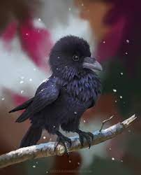 Leesha Hannigan On Twitter Painted A Little Made Up Bird I Decided To Name It Pocket Raven 3 Https T Co Nkou2xp4pl Raven Bird Crow Pet Birds