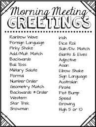We did not find results for: Responsive Classroom Morning Meeting Greetings Morning Meeting Greetings Responsive Classroom Morning Meeting Morning Meeting
