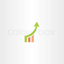 Growth Chart Icon Design Element Stock Vector Colourbox
