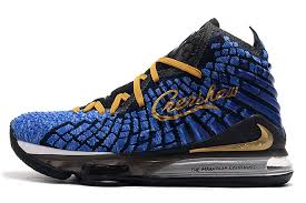 The latest lebron 17 low colorway is simply called lebron james and as you will notice, it is quite muted. Boys Nike Lebron 17 Black Blue Gold White Sneakers Gov 2021
