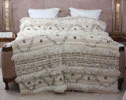 moroccan wedding blanket 100 handmade wool and cotton blanket handira couverture de mariage marocaine lit marocain chambre romantique