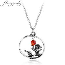 Электронная книга красавица и чудовище (beauty and the beast: Feimeng Collier De Conte De Fees La Belle Et La Bete Pour Femme Bijoux Ras Du Cou Pendentif De Princesse A La Mode Aliexpress