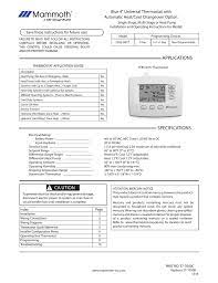 March 2016 2016 emerson electric co. Thermostat 7 Day Programmable 2 Stage Heat Cool Manualzz