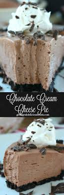 Chocolate Cream Cheese Pie Great Grub Delicious Treats